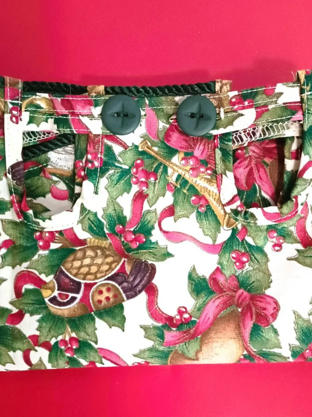 Longaberger 12 Day Of Christmas Basket Liner 12